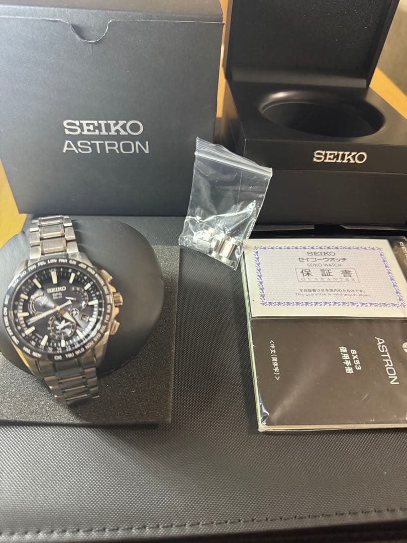 【美品】 SEIKO アストロン 【不動】