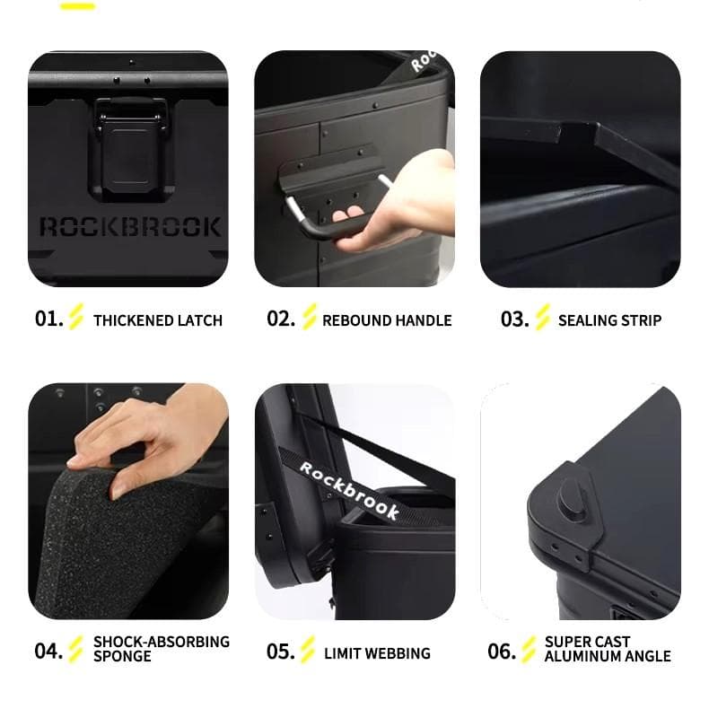 アルミ コンテナ ボックス 30L カスタムベース フルセット 1019