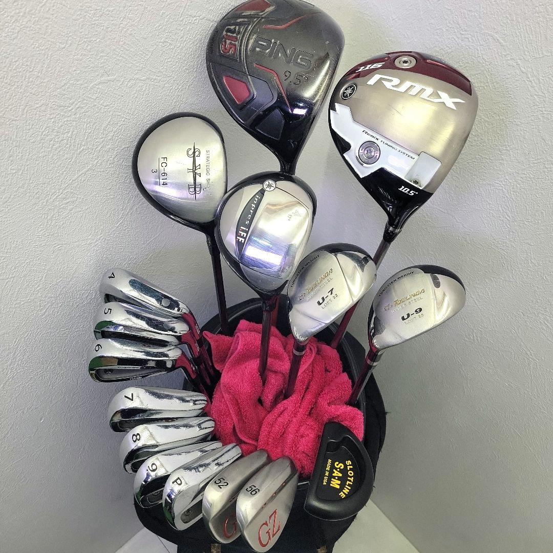 (1088)⛳初心者男性用ゴルフクラブセット　ヤマハゴルフクラブセット