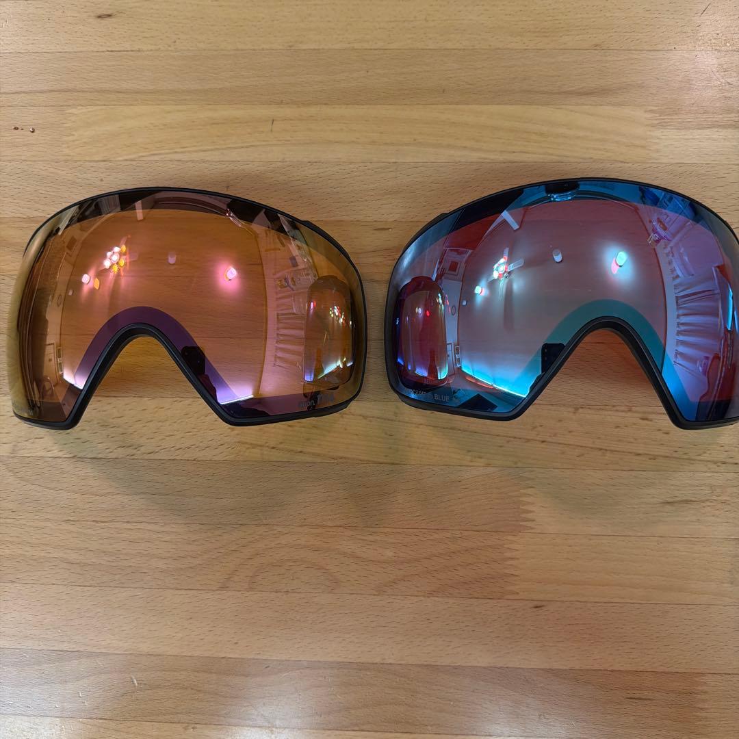 【極美品】Anon M4 スペアレンズ 2枚セット（バリアブルブルー＆ピンク）