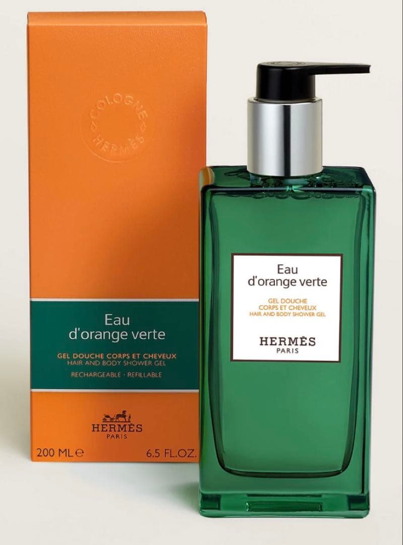 HERMES エルメス オー ドランジュ ヴェルト シャワージェル 200mL