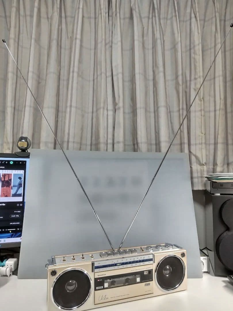 昭和レトロ　SANYO ラジカセ MR-U4SX　ラジオのみ動作