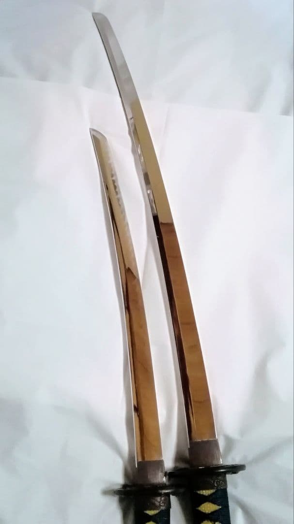 模造刀　2本セット　コスプレ　防犯　太刀　脇差し　ハ