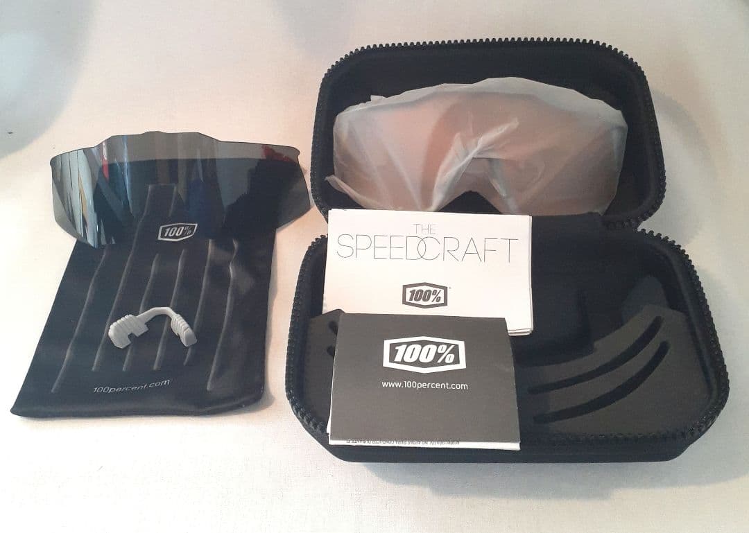 100% Speedcraft HiPERコーラル ワンハンドレッド サングラス