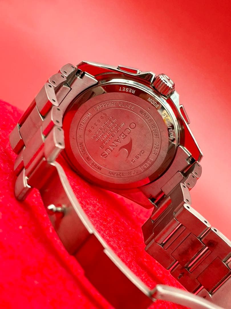 オシアナス　CASIO T2600 電波ソーラー　メンズ　腕時計