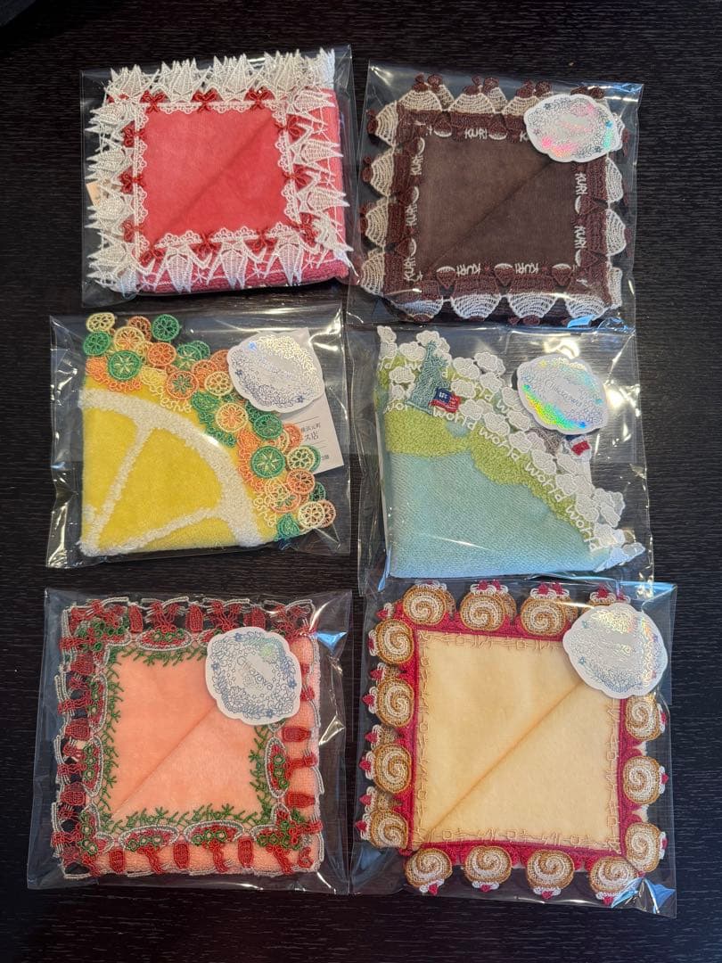 近沢レース タオルハンカチ 6点セット新品未使用