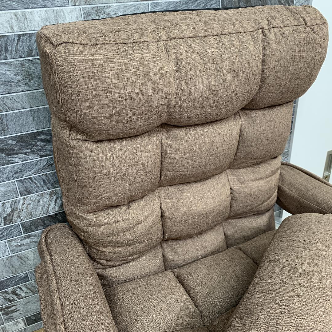 新品　座椅子 肘掛け サイドポケット付き　4way　リクライニング 42段ギア