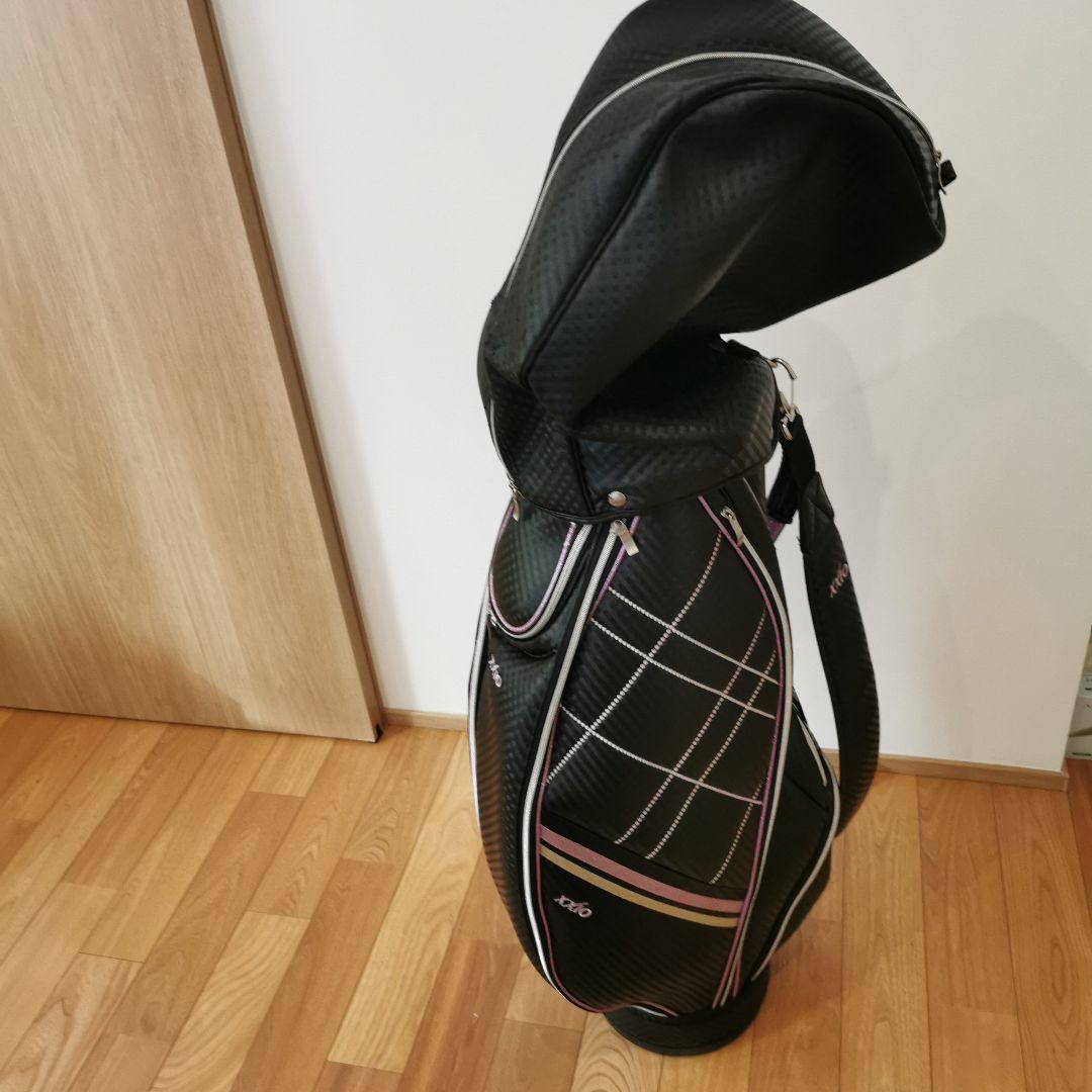 XXIO ゴルフバッグ ブラック/ピンク　レディース