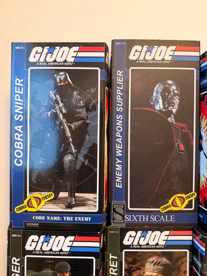 サイドショウ 1/6 コブラ とG.I.ジョー　25体セット + コブラの王座付