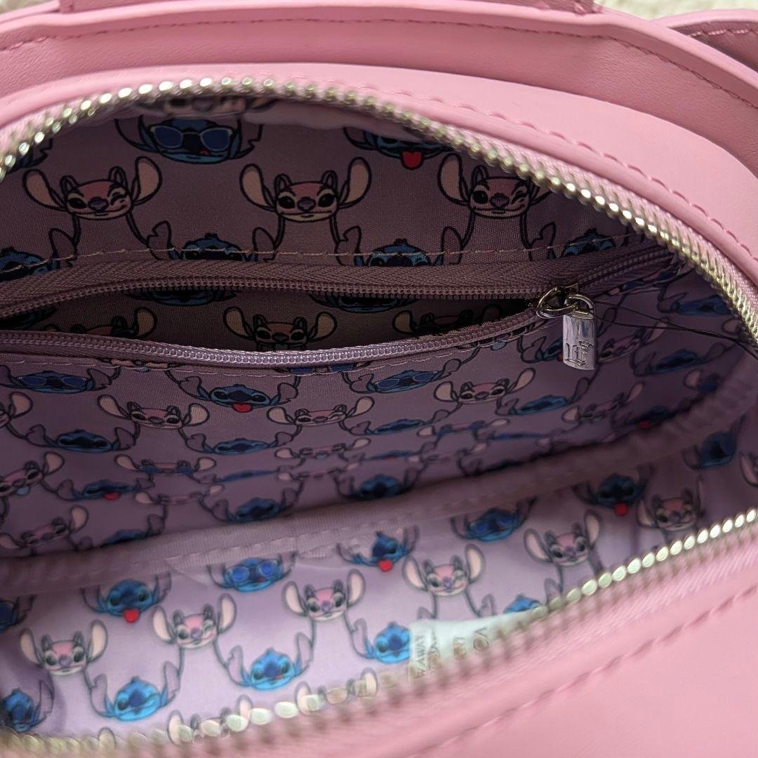エンジェル ショルダーバッグ ラウンジフライ スティッチ 香港ディズニーランド