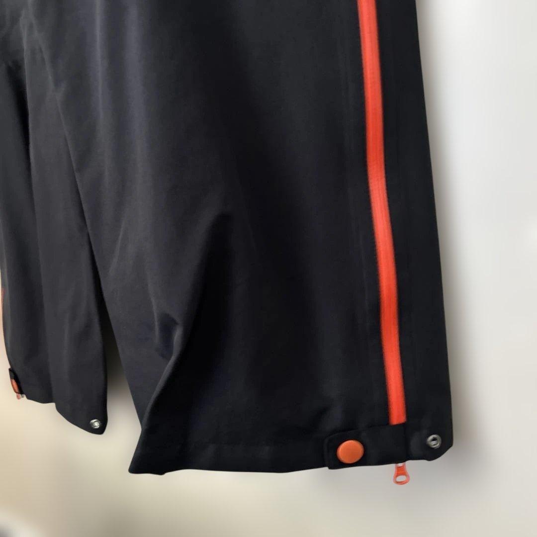 POLE WARDS レインウェア上下セット　M 黒/オレンジ