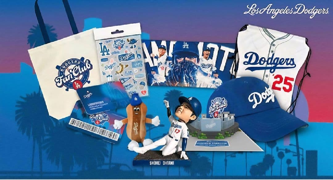 ドジャースファンクラブ 入会特典グッズ2セット