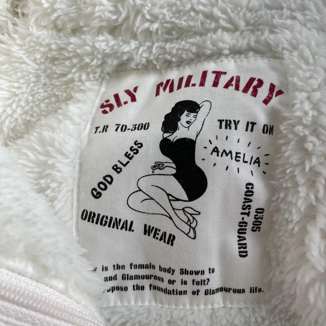 【☆希少☆】 SLY モッズコート N3B Y2K 平成 ホワイト 激レア 古着