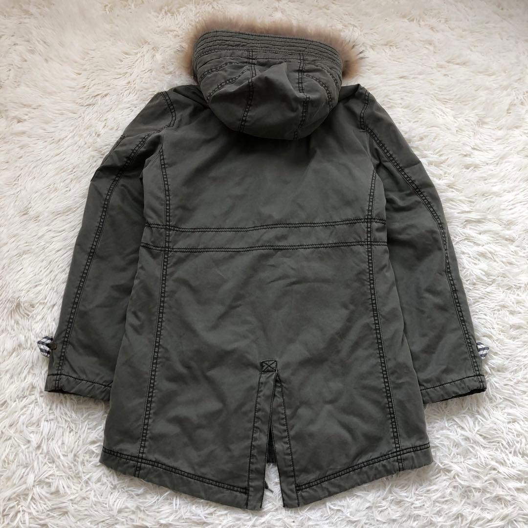 激レアモデル　L バーバリーブラックレーベル ミリタリーモッズコート　3way