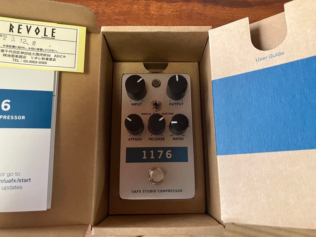 UAFX 1176 スタジオコンプレッサー