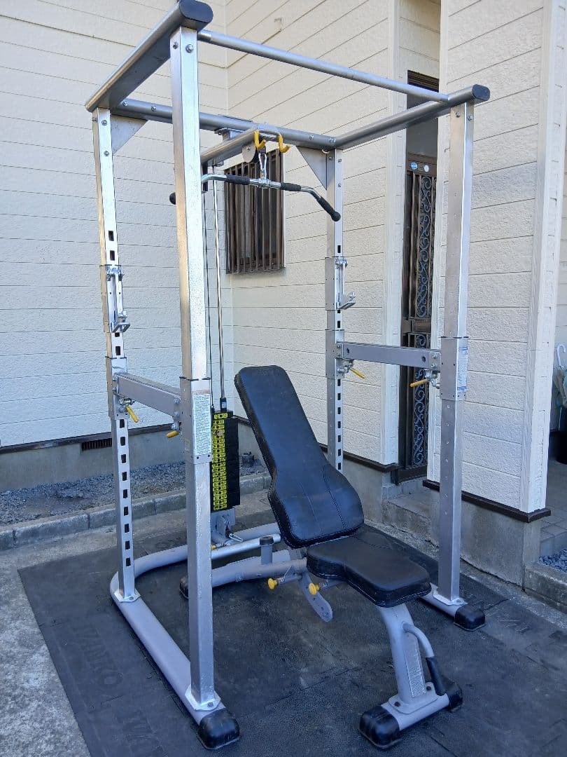 TUFF STUFF パワーラック CPR-265 ラットプル/ベンチ付き