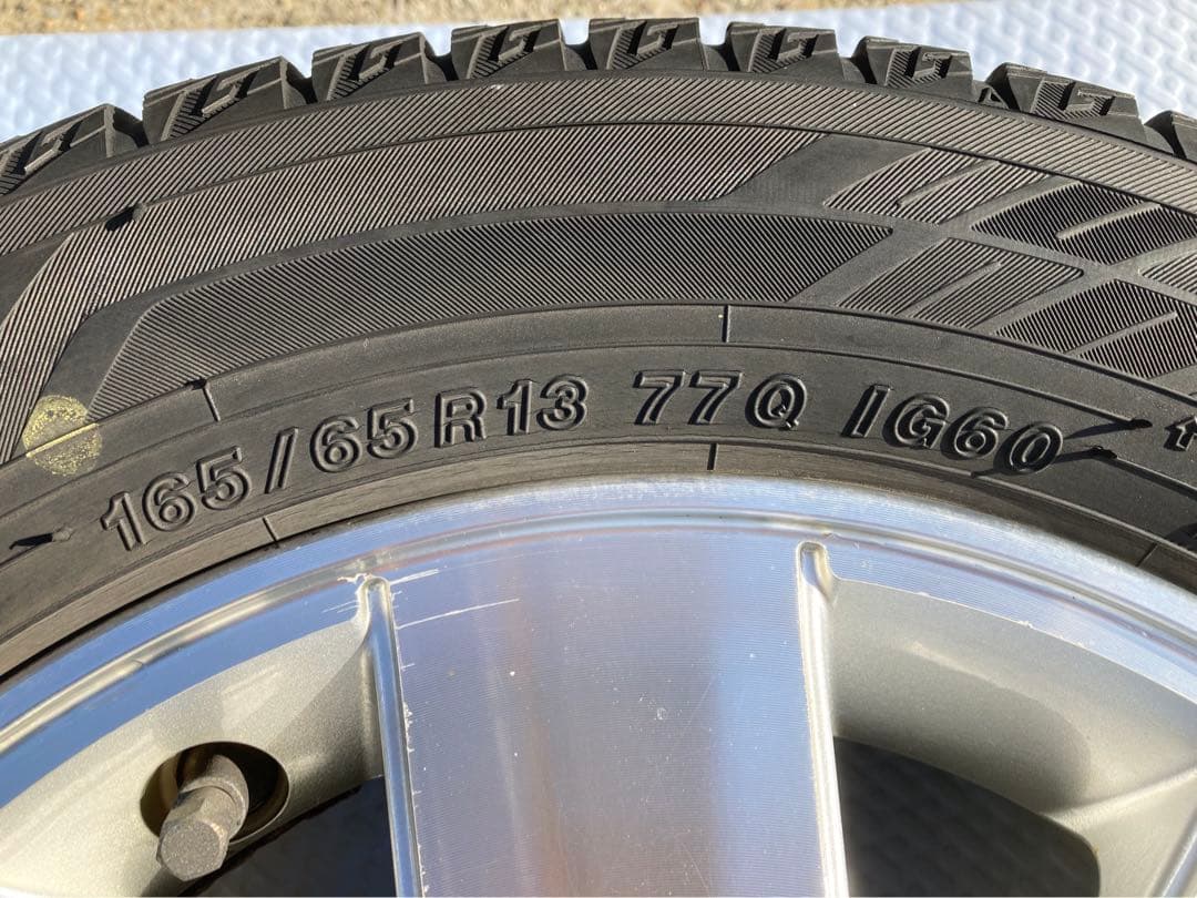 ★165/65R13 ダイハツ純正アルミホイール&スタッドレスタイヤセット★