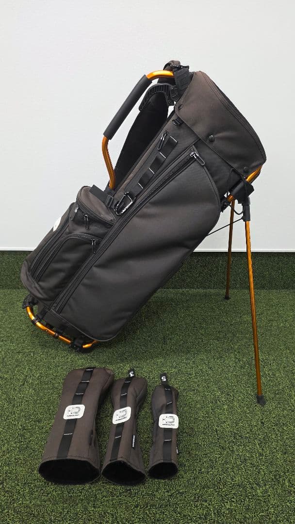 ゴルフスタンドバッグ アーマーインARMORIN　ブラック2024パイプフレーム