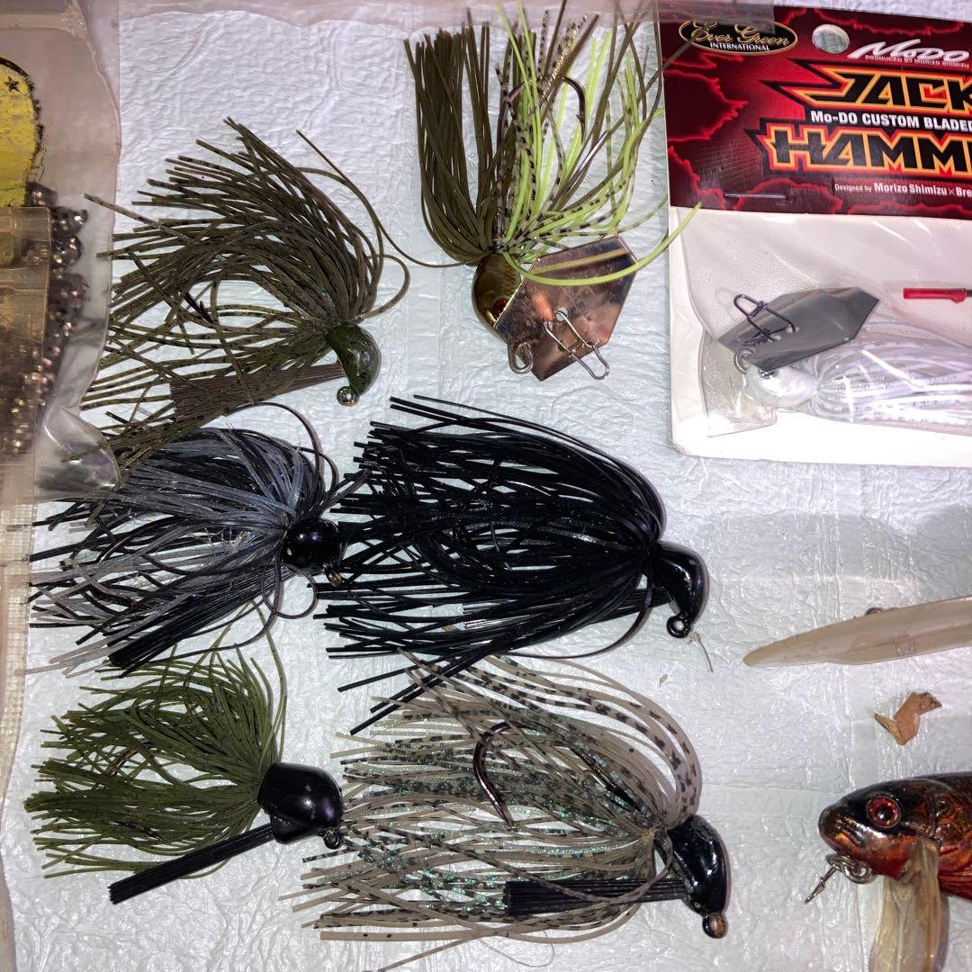 バス　ルアー　セット　ワーム　まとめ売り　タックルケース付き　新品あり