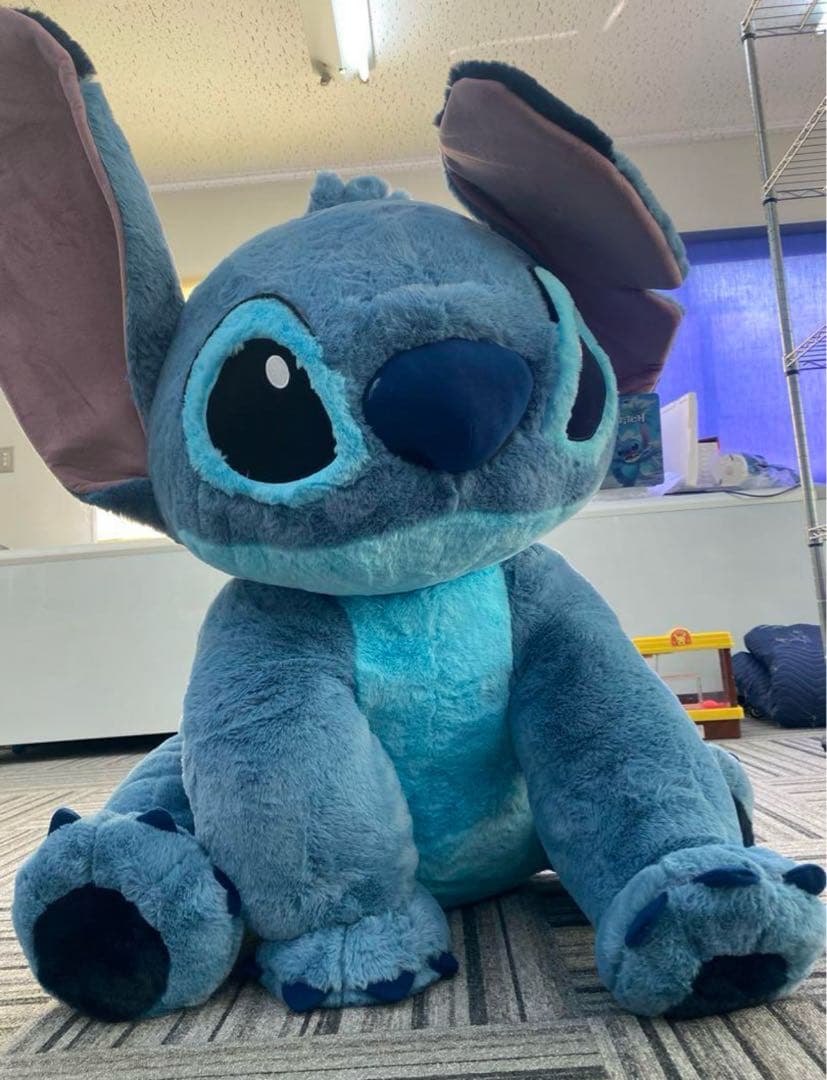 タグ付　ブランケット付　スティッチ　ぬいぐるみ　特大　コストコ