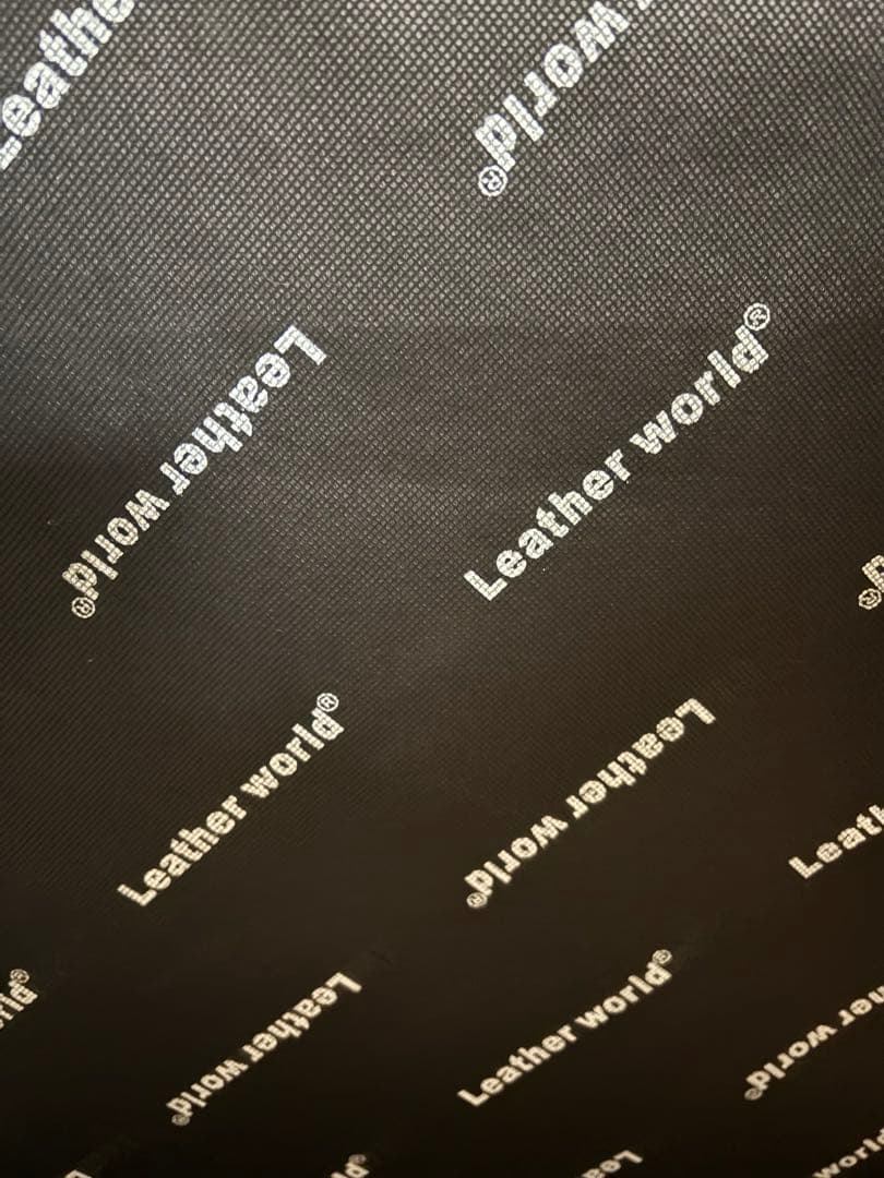 送料込み オットマン レザーワールド IDC 黒 レザー