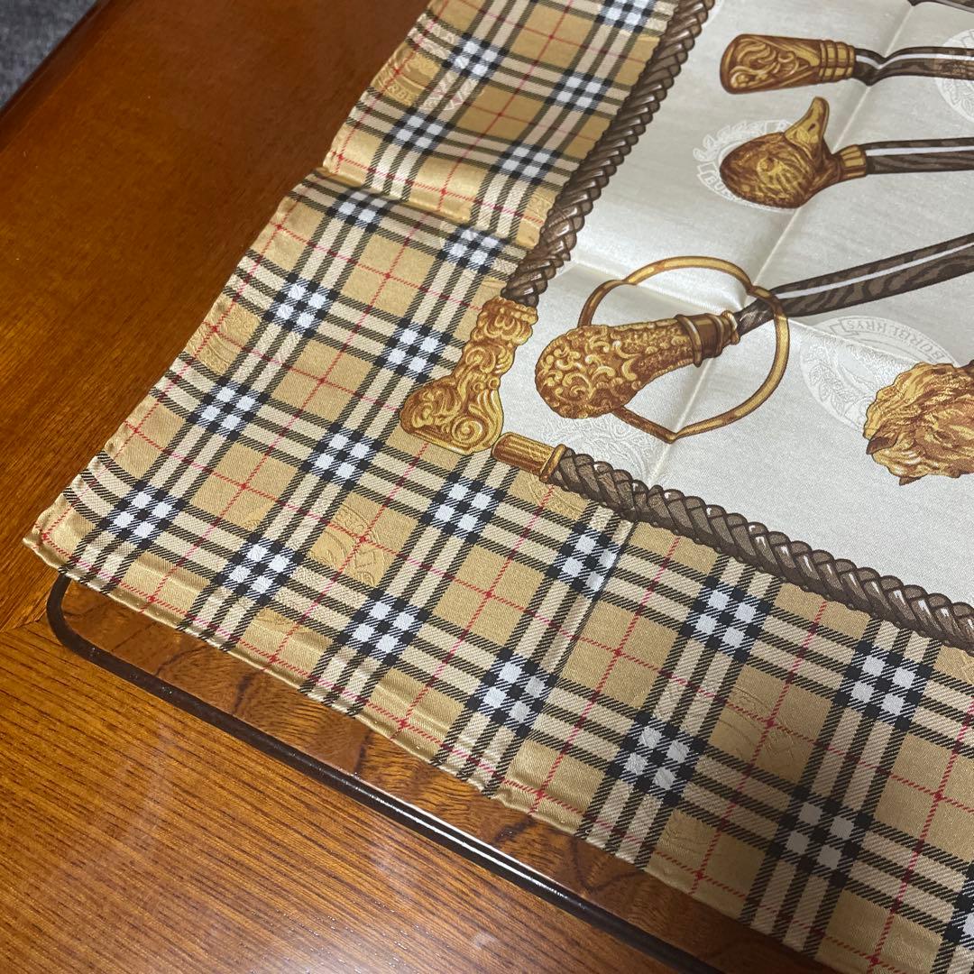 H*a様 Burberrys シルク&コットンハンカチ ーフ3枚セット