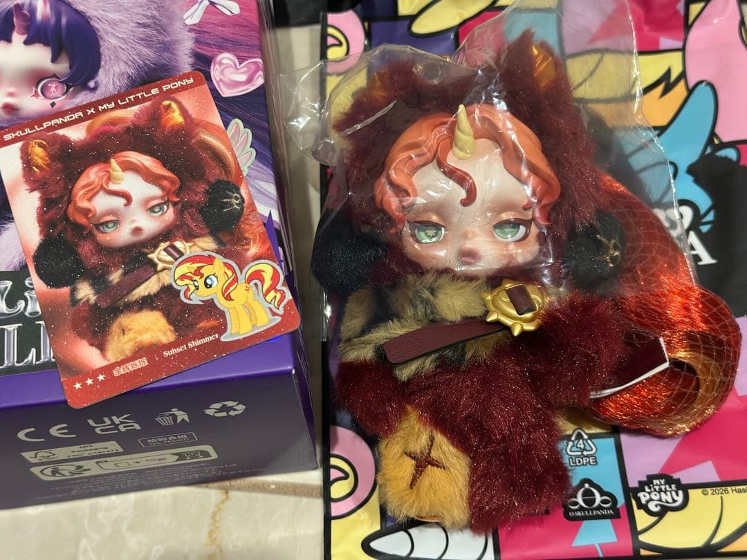 POPMART スカルパンダ × マイリトルポニー Sunset Shimmer