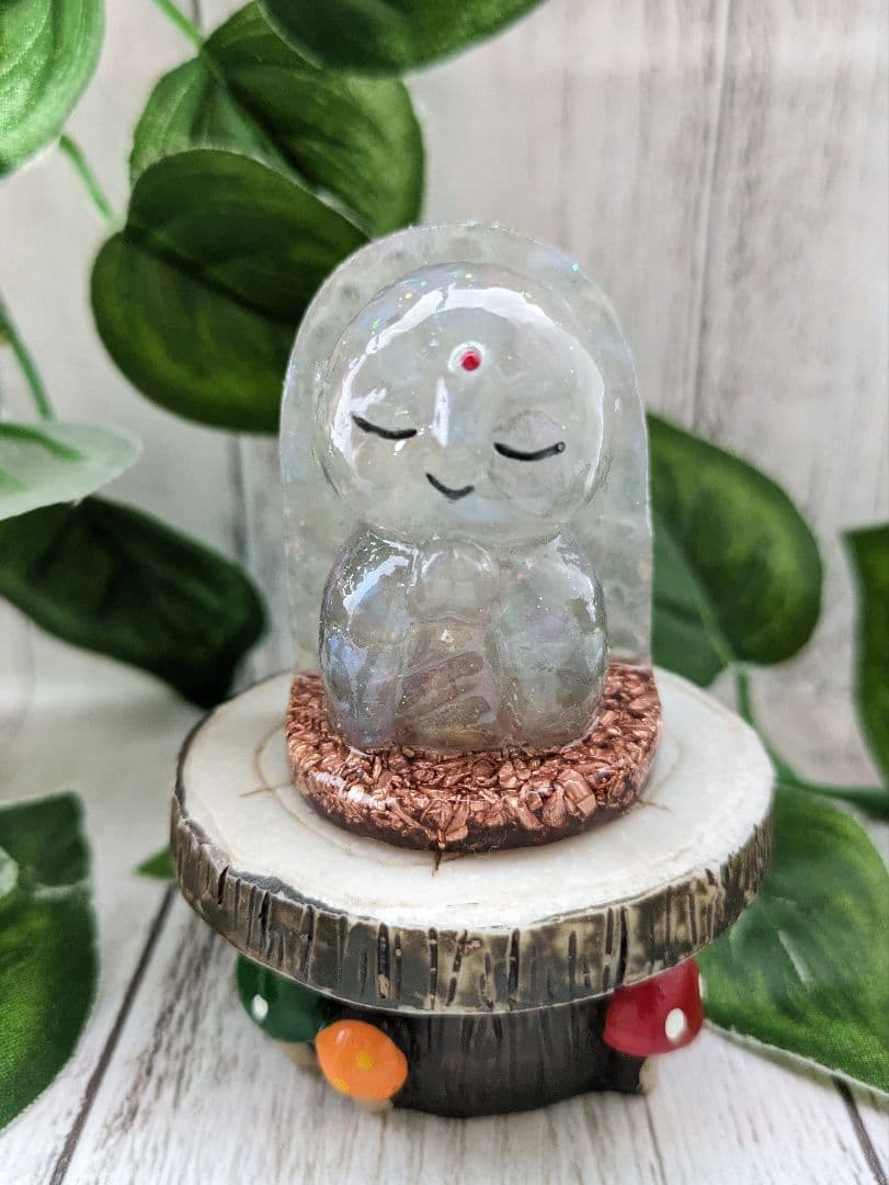 【ローザ】レッドクラック水晶のたこちゃん形オルゴナイト☆他５点