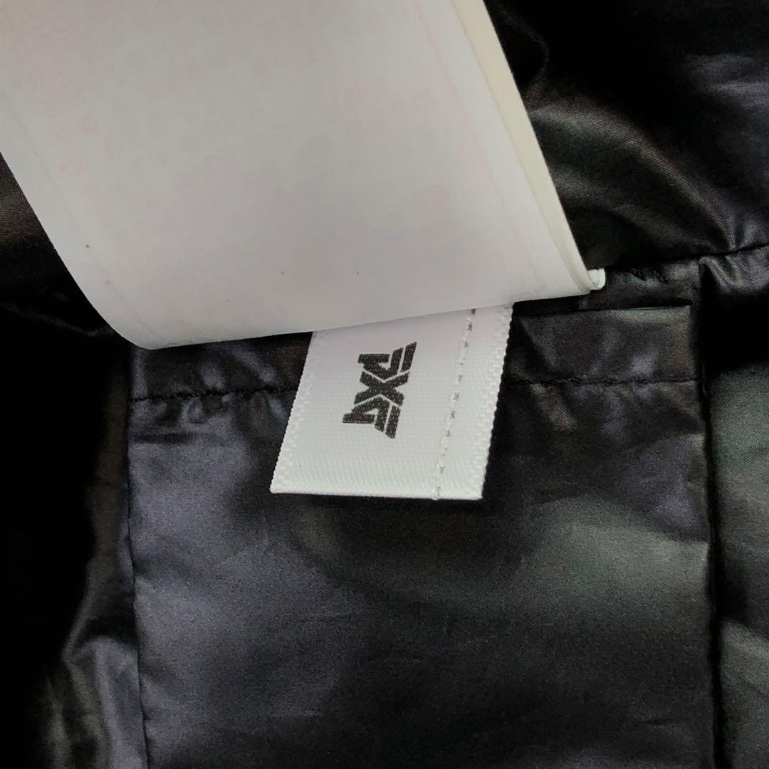美品⭐PXG グースダウンベスト ゴルフウェア Lサイズ フード着脱可 ブラック