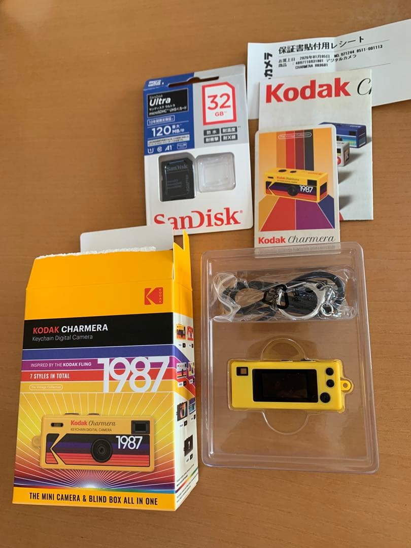 kodak charmera コダック　チャーメラ　SDカード付き