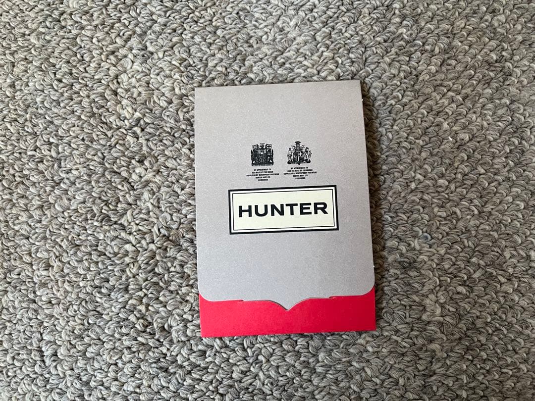 美品 HUNTER ブラック ショートブーツ