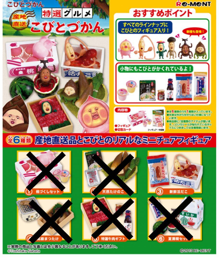 【未使用】リーメント ドキドキ発見！ こびとづかん ミニケース＋産地直送とれたて