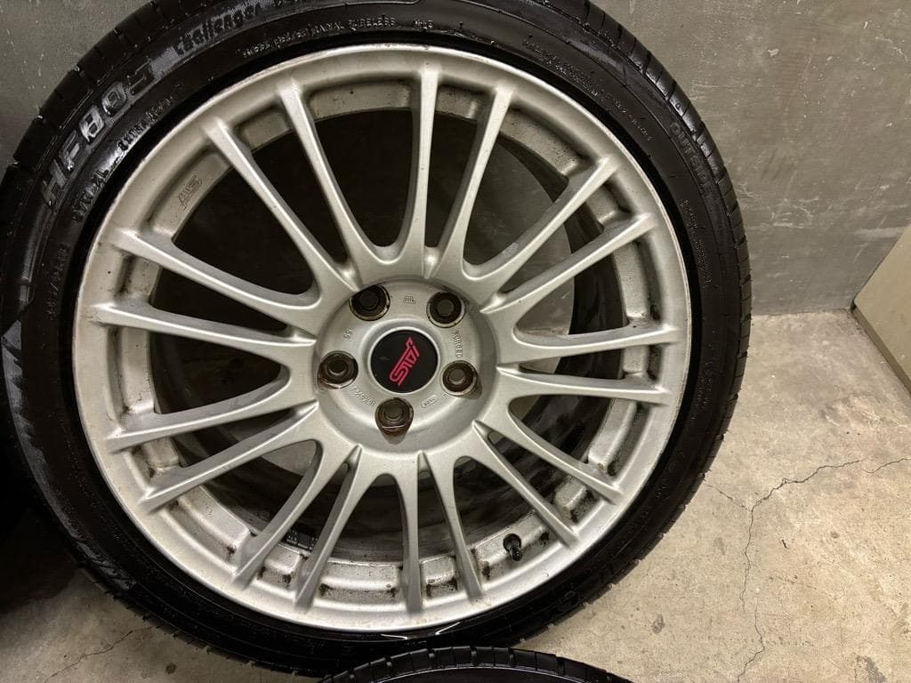 245/40R18 鍛造 インプレッサ WRX STI 純正OP 8.5J-18