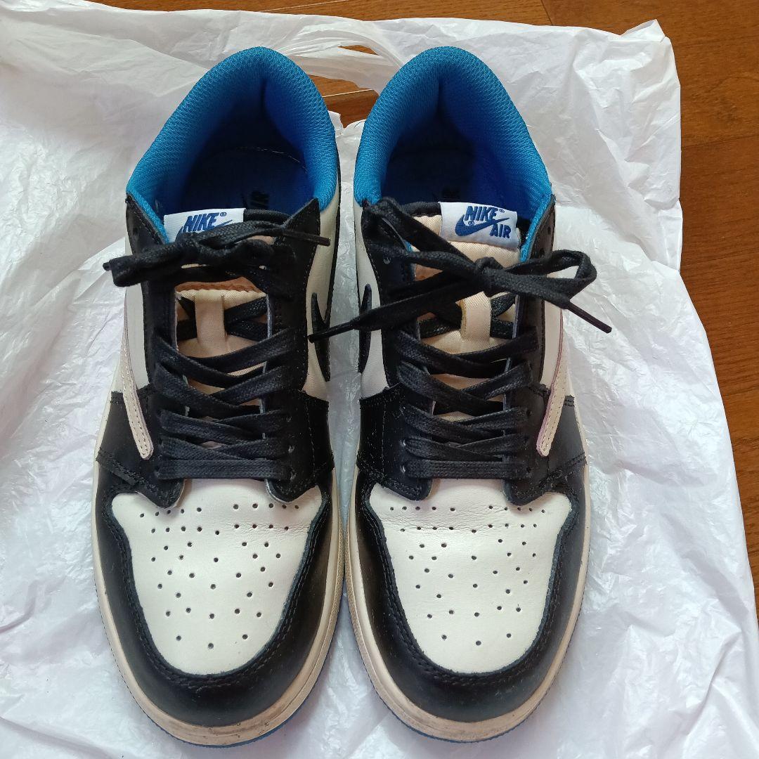 だ*い様 NIKE Air Jordan 1 ホワイト/ブラック/ブルー