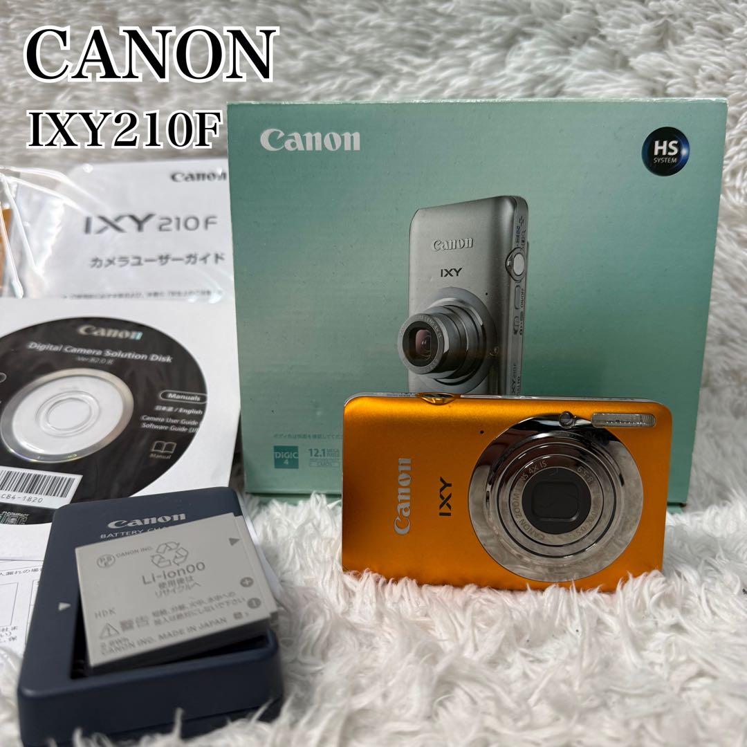 CANON IXY 210F 動作確認済 デジタルカメラ オレンジ OR