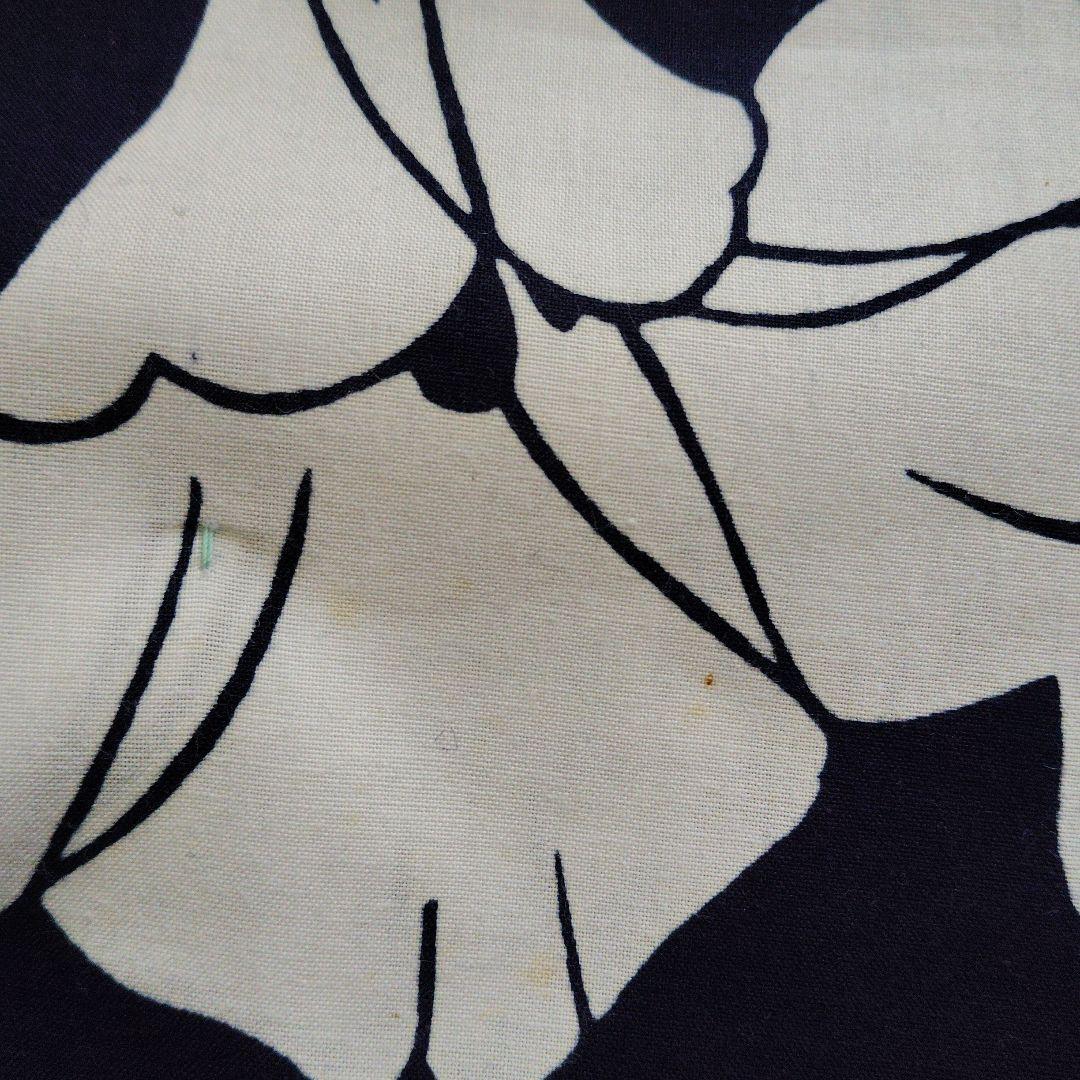 は*な様 浴衣反物　竺仙　あさがお柄