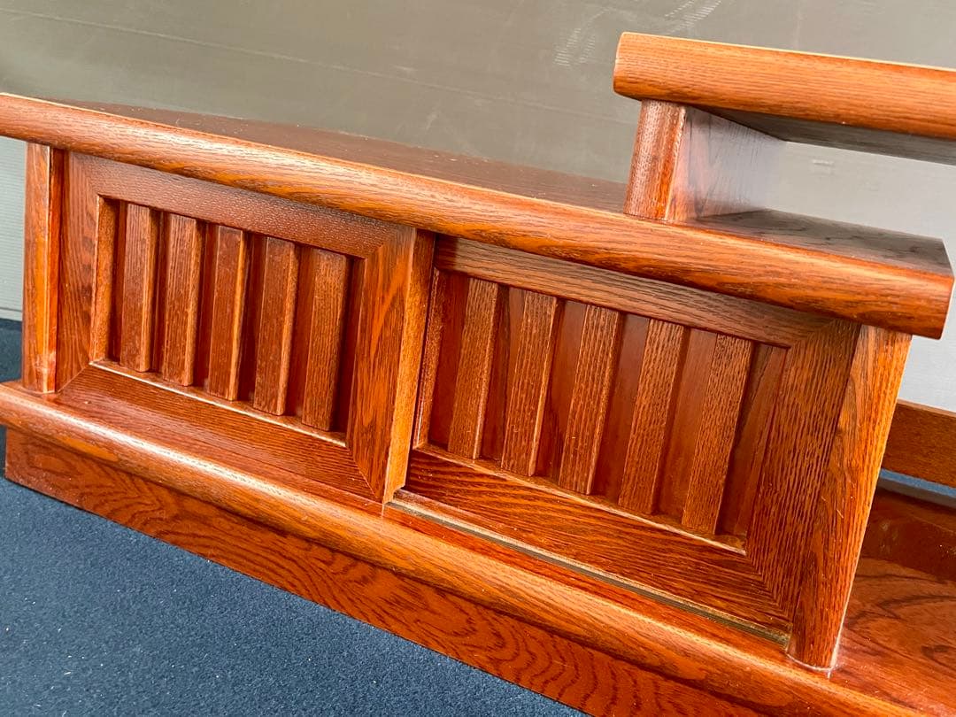 特価❣️「母」 置き床 欅杢 和家具 日本間 和室 茶道具 （1017あ）