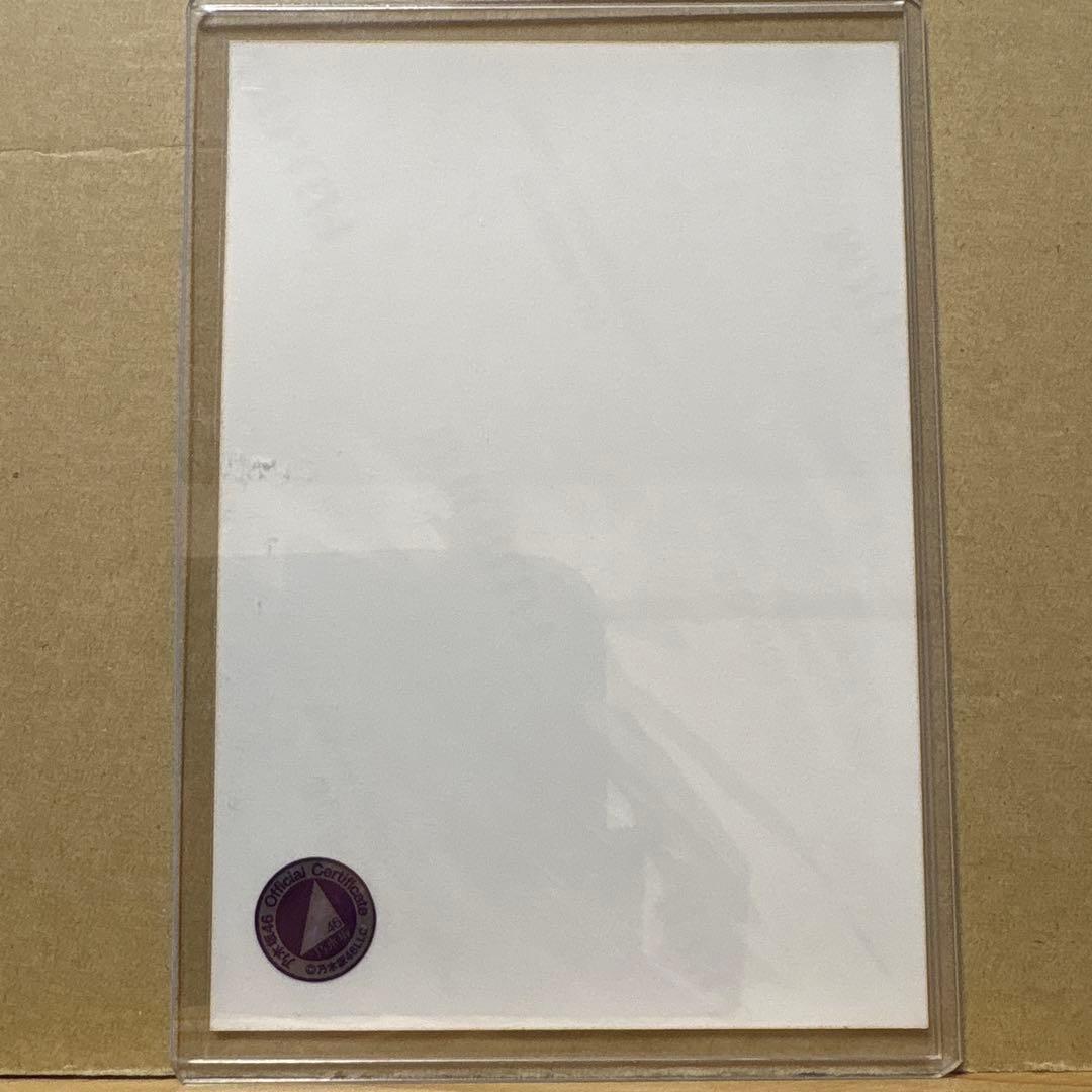 乃木坂46 2019.April 直筆生写真 柴田柚菜