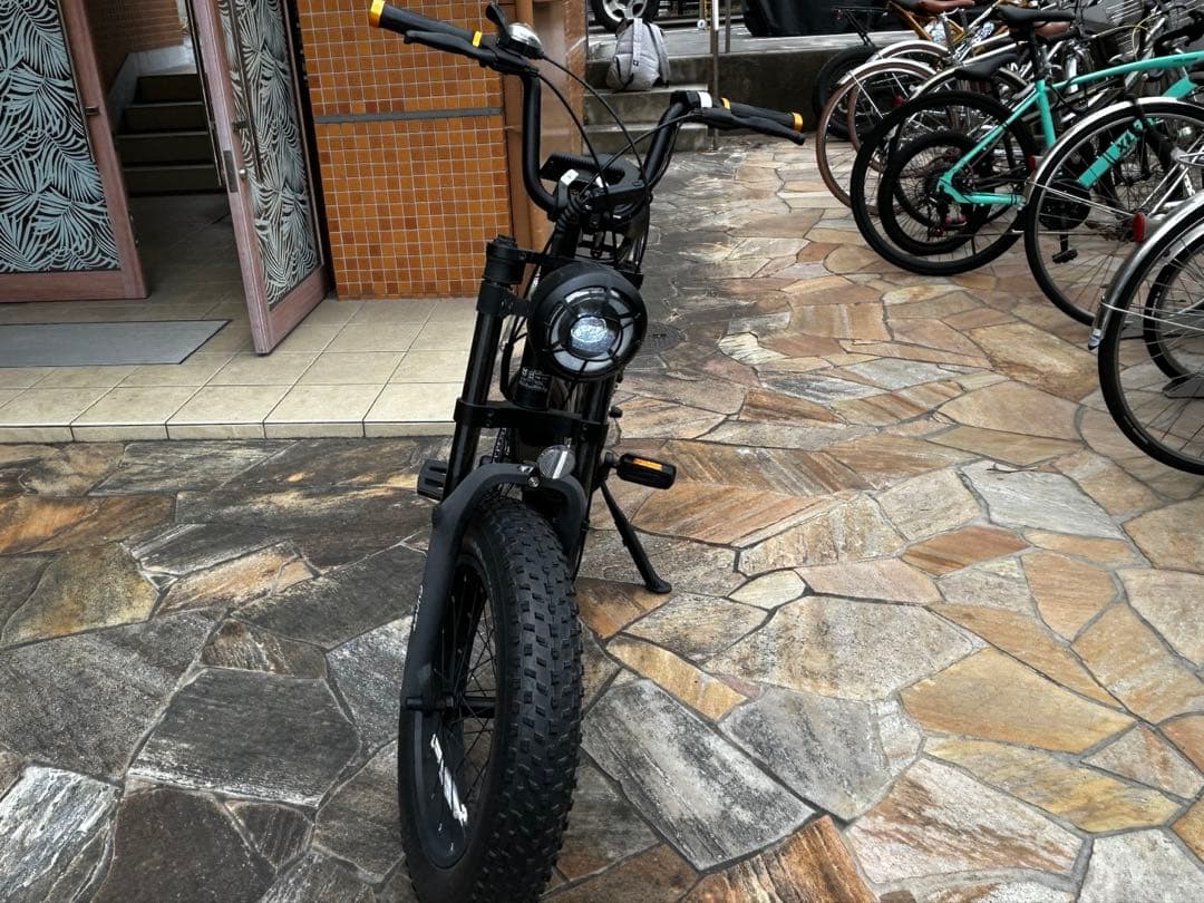 CYCOO GHOST電動アシスト自転車 カスタム多数　ブラック