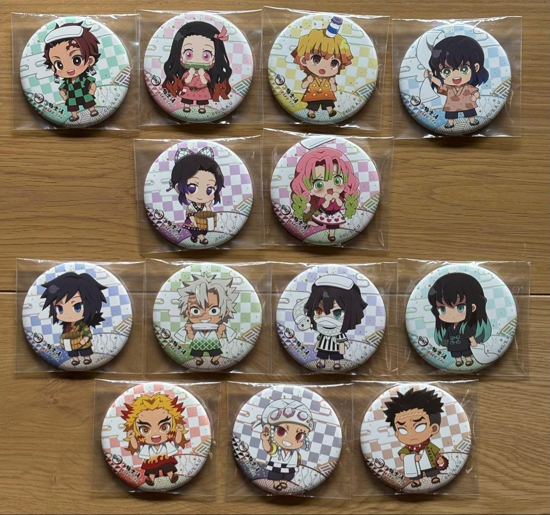 鬼滅の刃 極楽湯SD缶バッジコンプリートセットufotable集英社