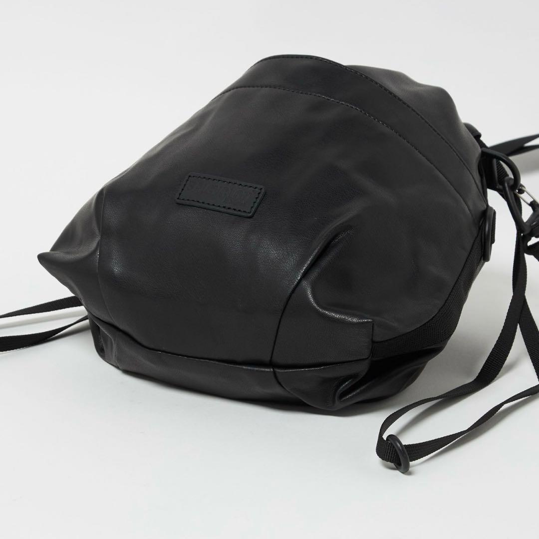 ＜BAICYCLON＞レザーライク ドロー ストリング 巾着 バッグ