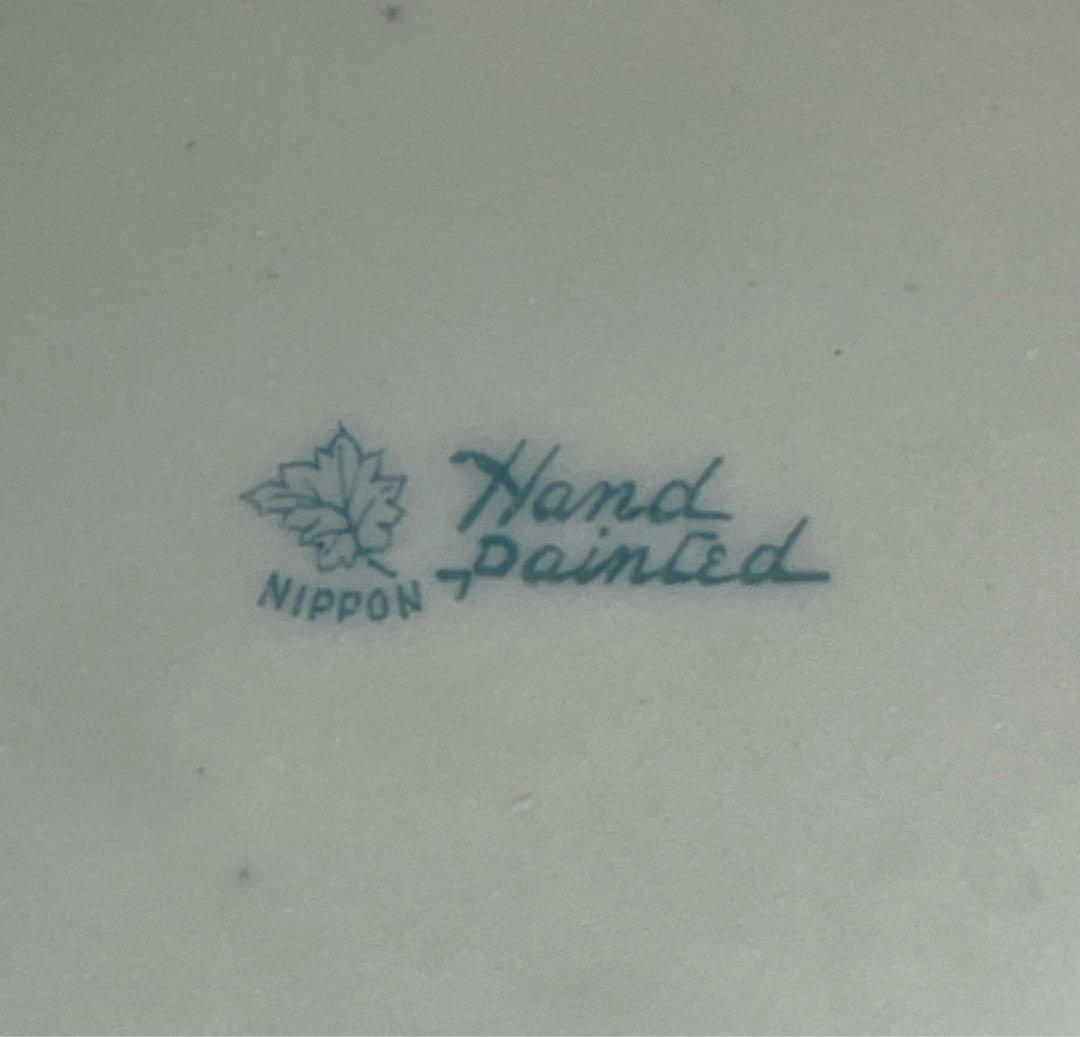 【希少】オールドノリタケ ２０cm ポピー紋 ビスケットジャー メープルリーフ