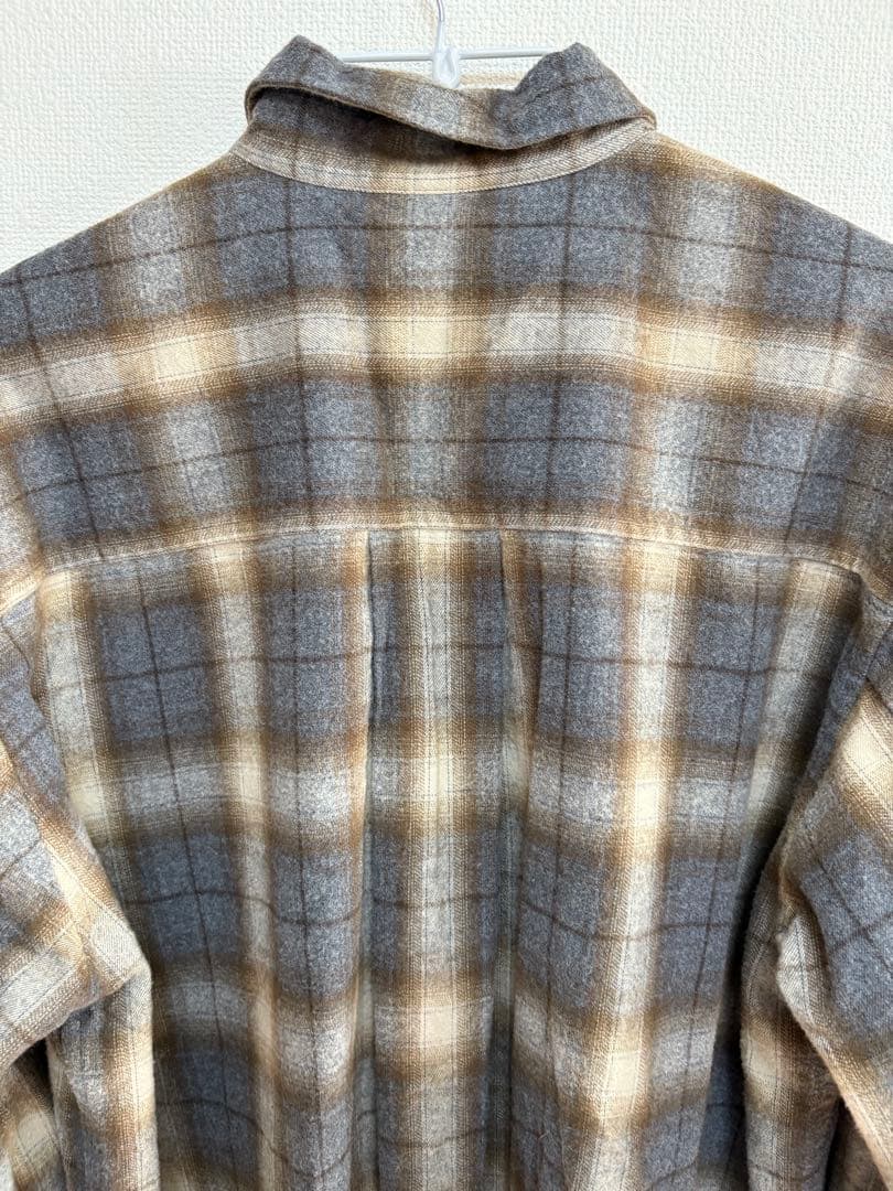 極美品✨️【Whim Gazette】シャギー チェック シャツ サイズフリー