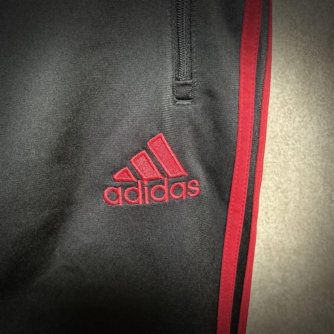 あ*様 セットアップ adidas トラックジャケット ACミラン 赤×黒×白