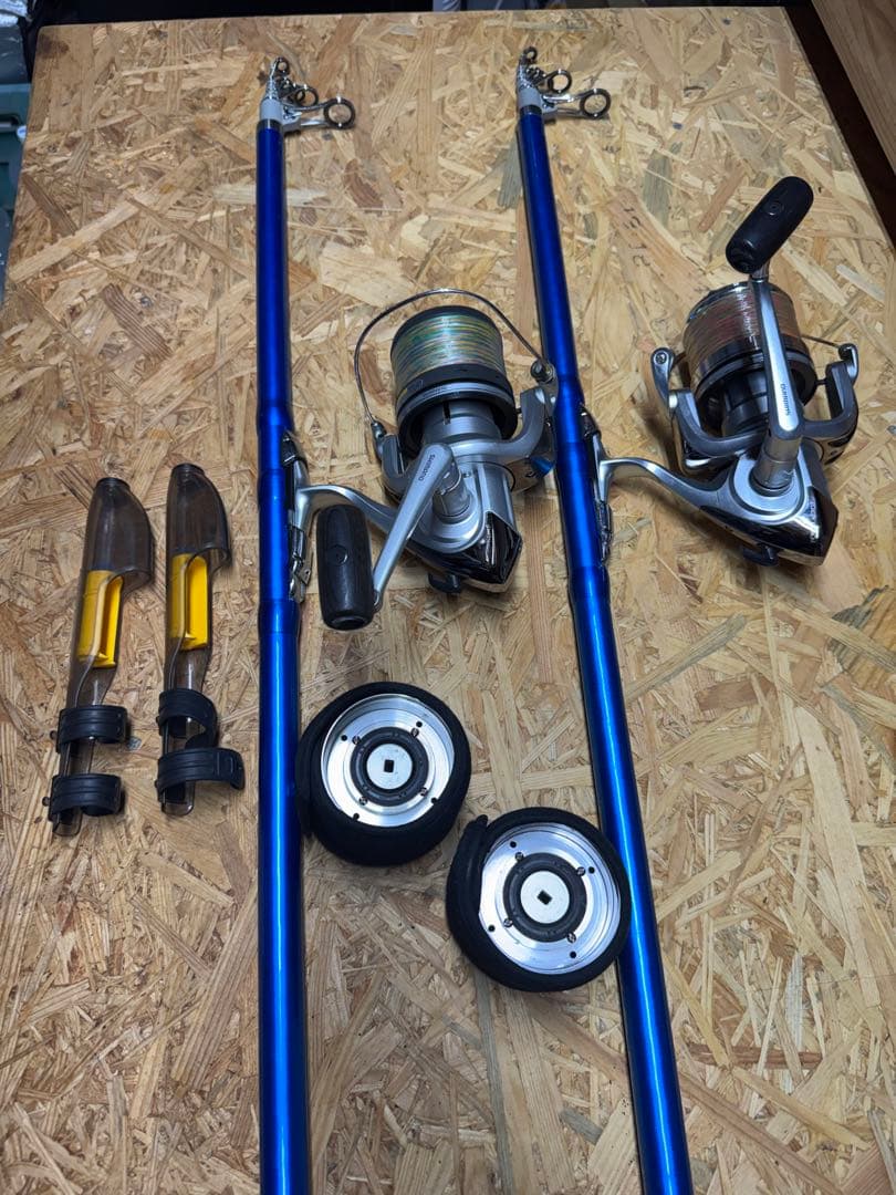 シマノPROSURF 425 CX-Tスピニングリールセット×2セット