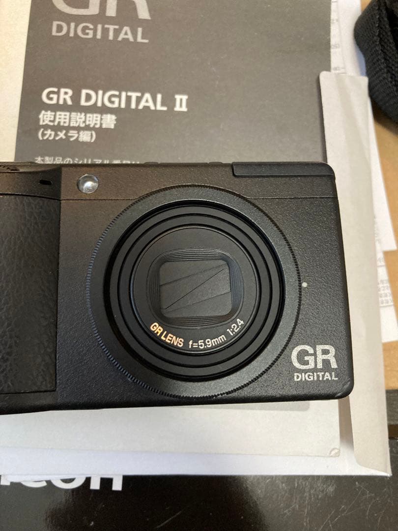 美品RICOH GR DIGITAL II 本体と付属品