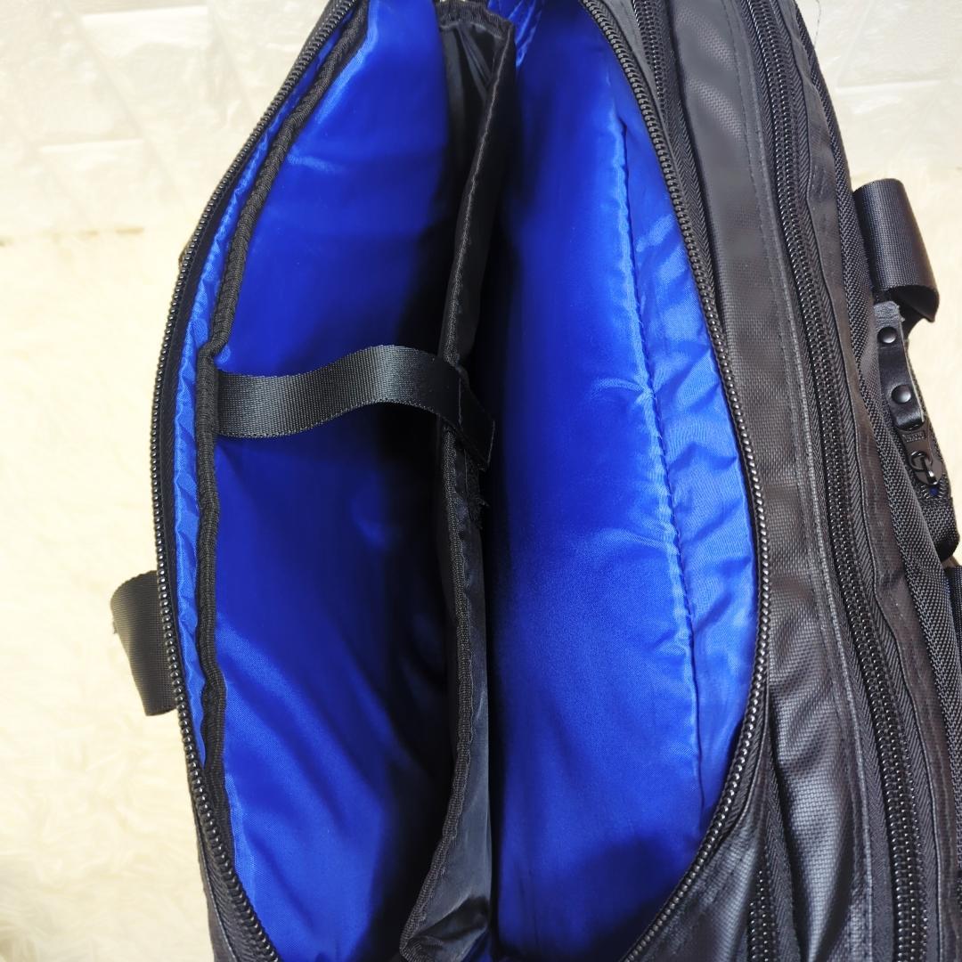 【極美品】ALPHA INDUSTRIES ビジネスバッグ 3WAY 拡張 2層