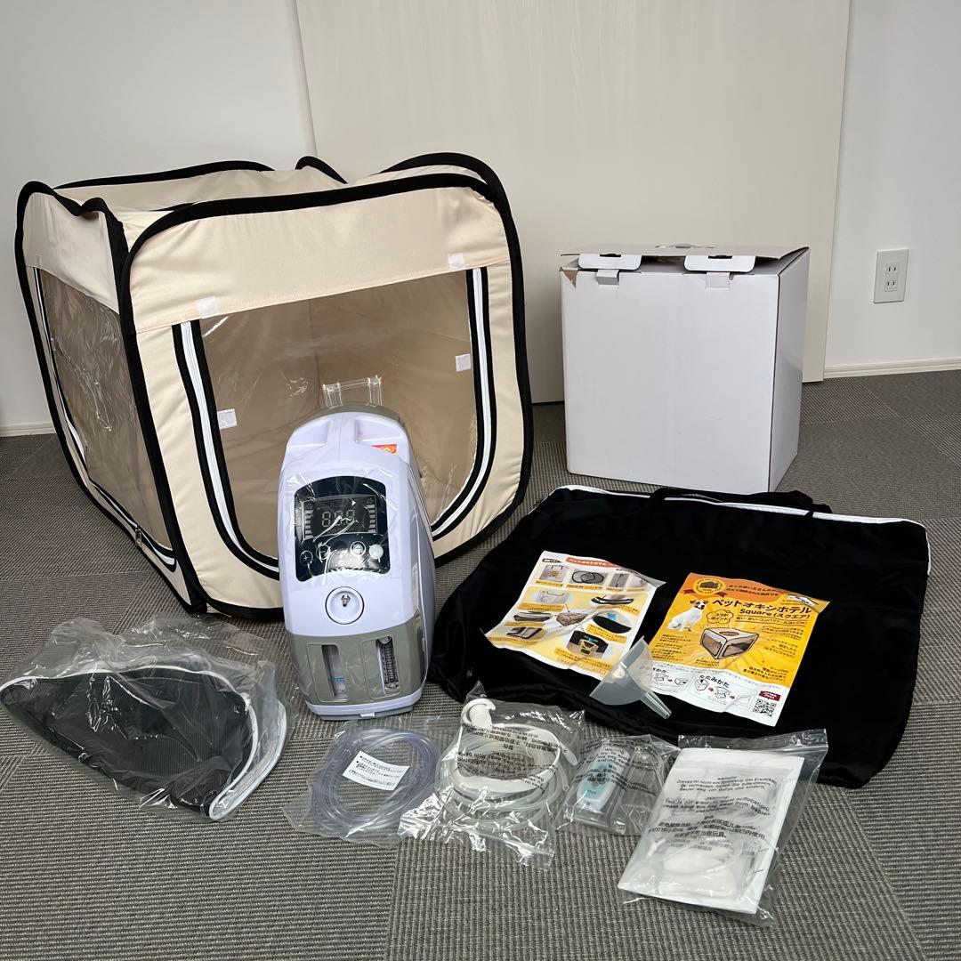 高性能酸素濃縮器 Nevoton MAF mini ペット用 酸素室 セット