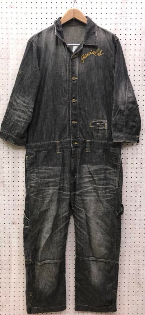 ヴィクトリアGAVIAL ガヴィル ブラックシャンブレー ジャンプスーツ