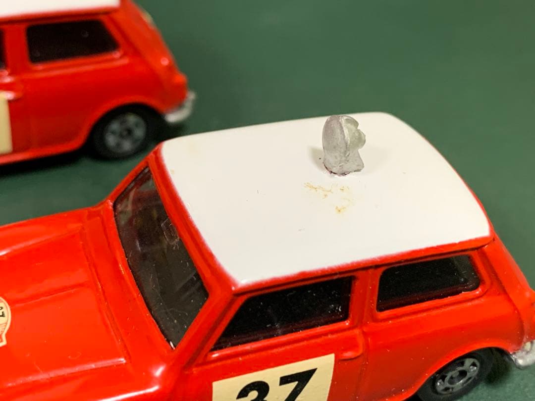 トミカ ミニクーパー トラフィック モンテカルロラリーカー ゼッケン37番 2台